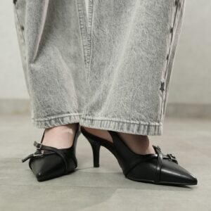 STILETOS HEBILLA NEGRO