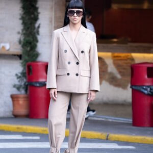 BLAZER Y PANT KHAKI CLASIC