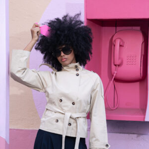 CHAQUETA BEIGE HALTER