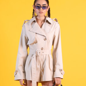 OVEROL CORTO BEIGE
