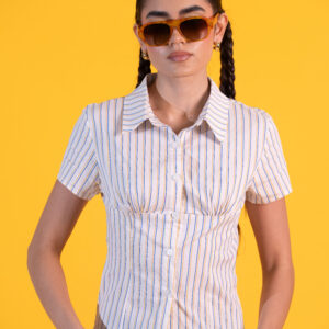 CAMISA BLANCA RAYAS VERTICALES