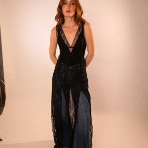 VESTIDO BODY BLONDA NEGRO