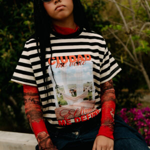 TSHIRT LLANO CIUDAD - MESH SLIM ROJO